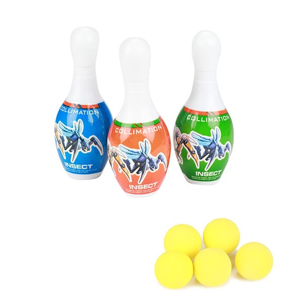 Wasserpistole und Ball Blaster 5xBall 3Kegel