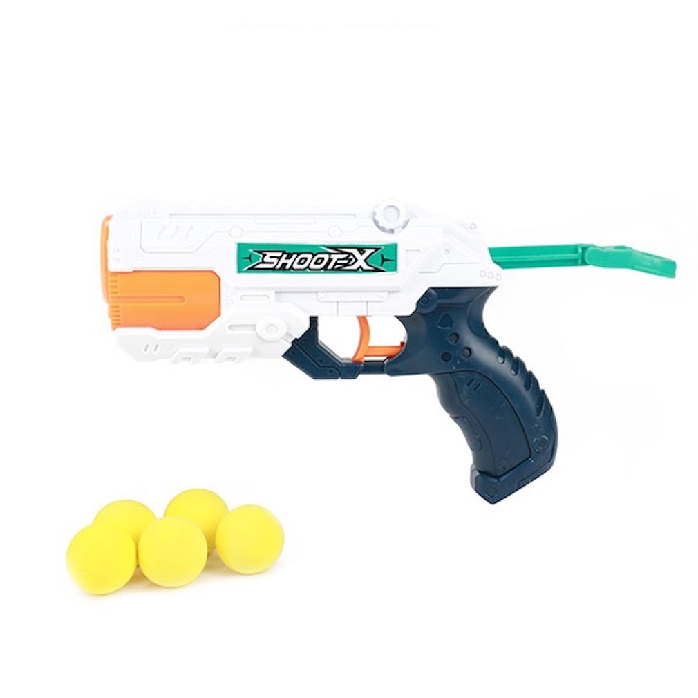 Wasserpistole und Ball Blaster 5xBall 3Kegel