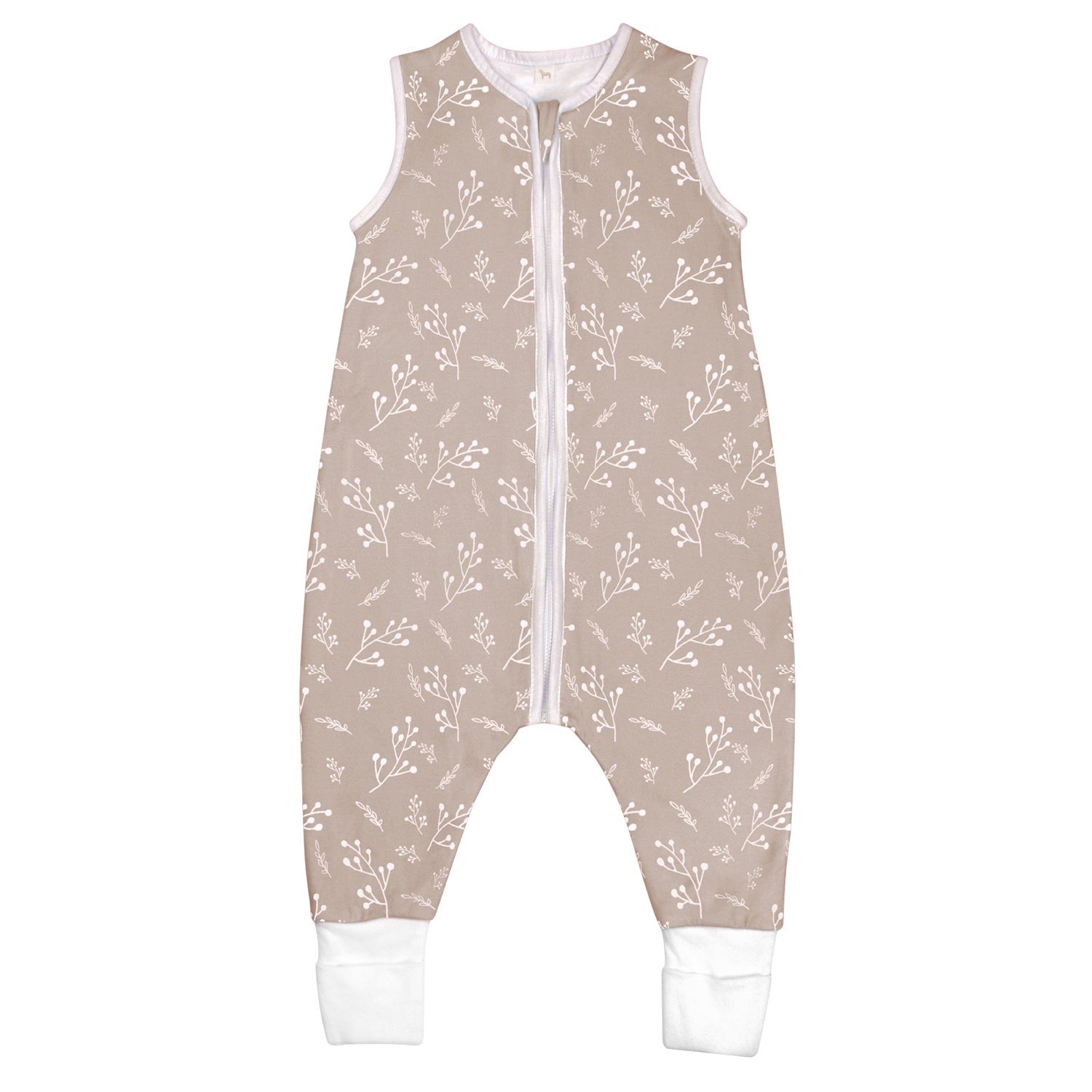 Schlafsack mit Füßen Raschelnde Zweige Taupe - 2.5 TOG