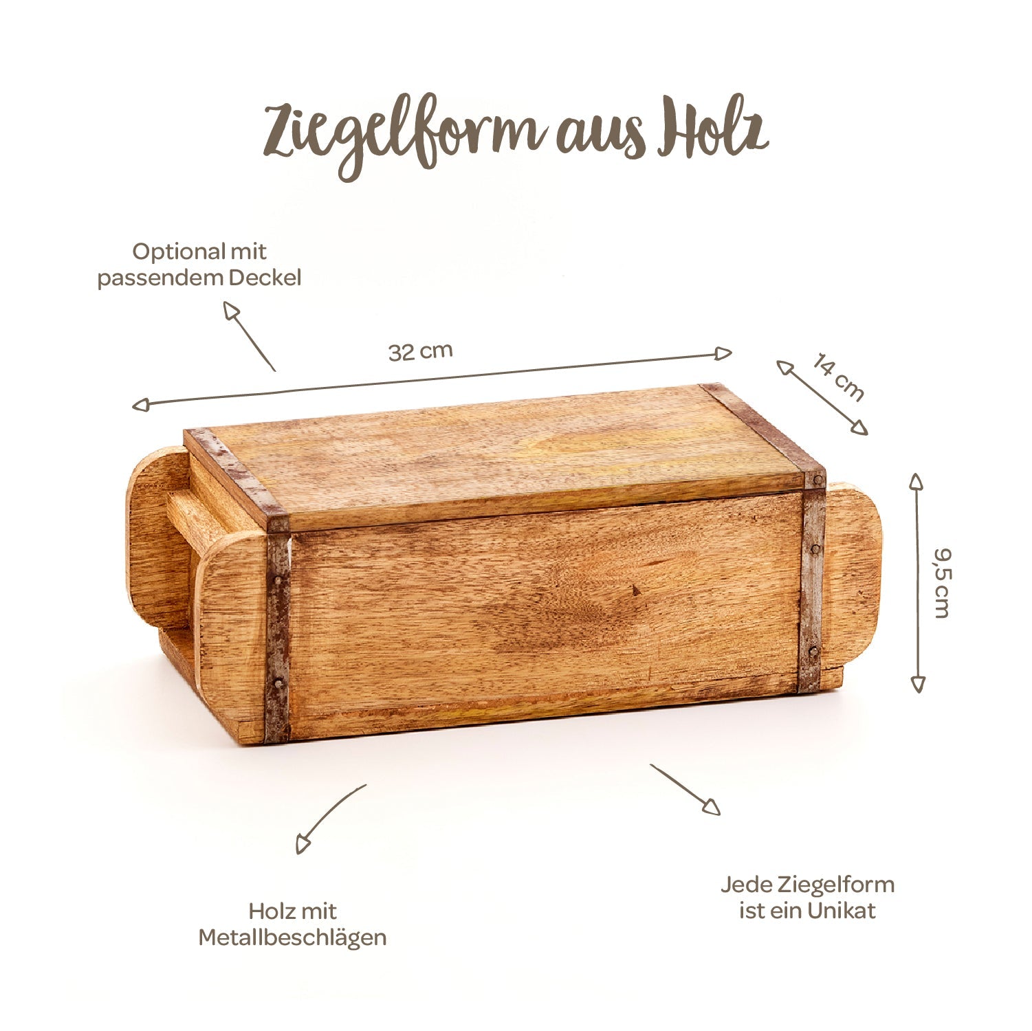 Dekorative Ziegelform