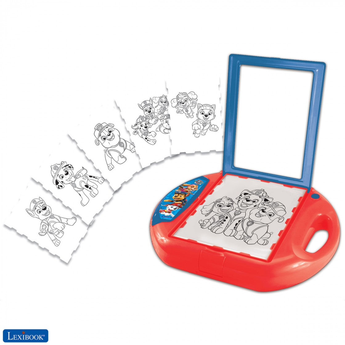 Zeichentafel Paw Patrol Zeichenprojektor mit Schablonen und Stempeln