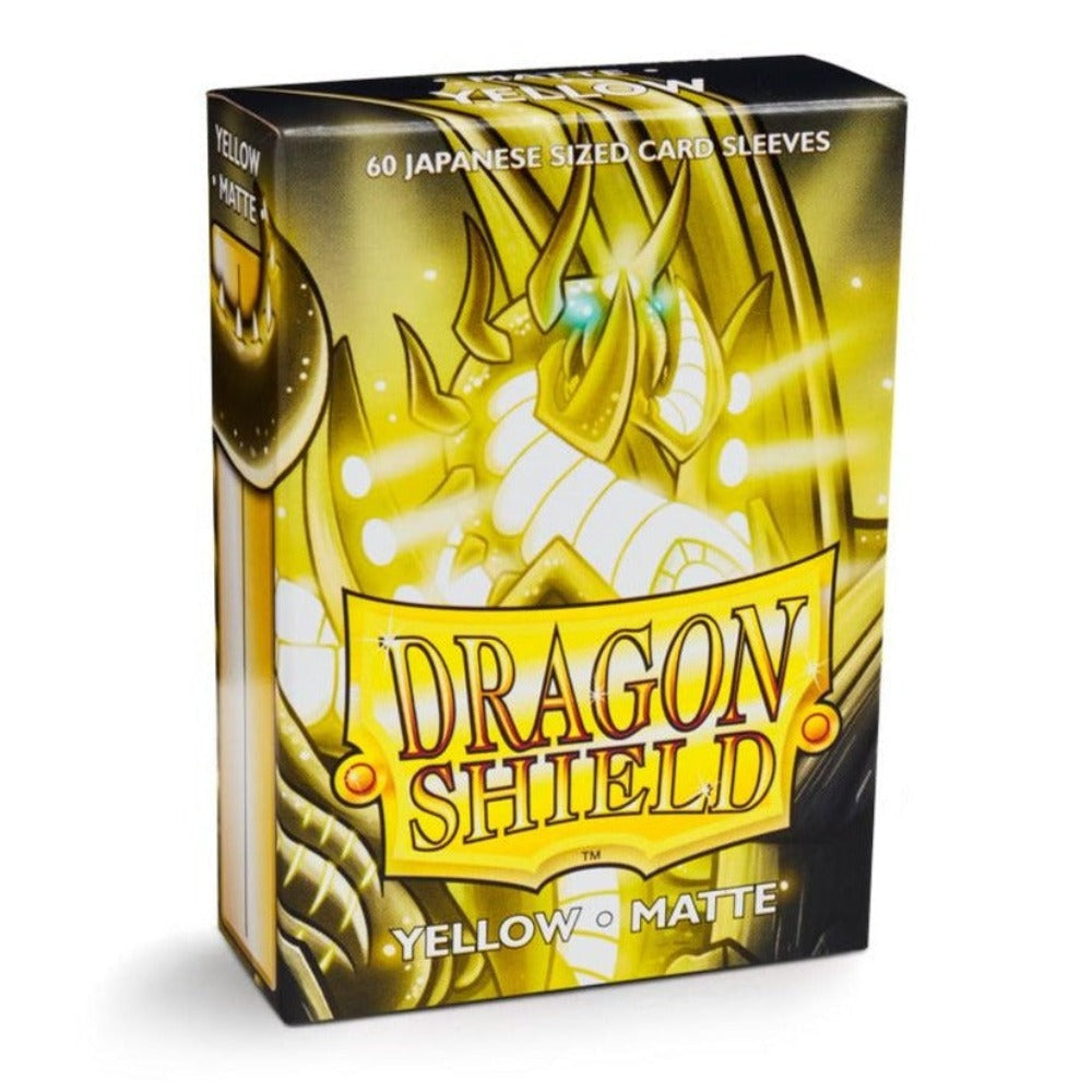 Dragon Shield Kartenhüllen Sleeves Japanische Größe Matte (60) Yellow