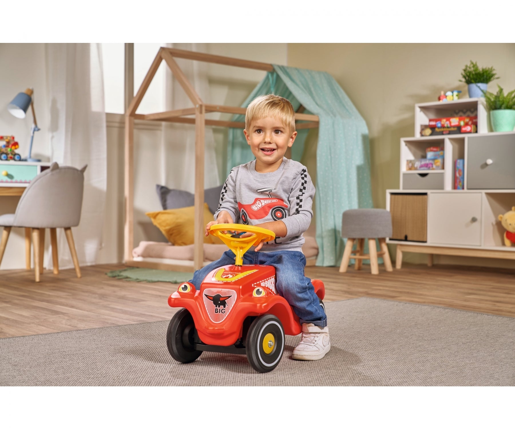 Kinder-Rutschauto BIG Bobby-Car Classic Feuerwehr - Rutscher