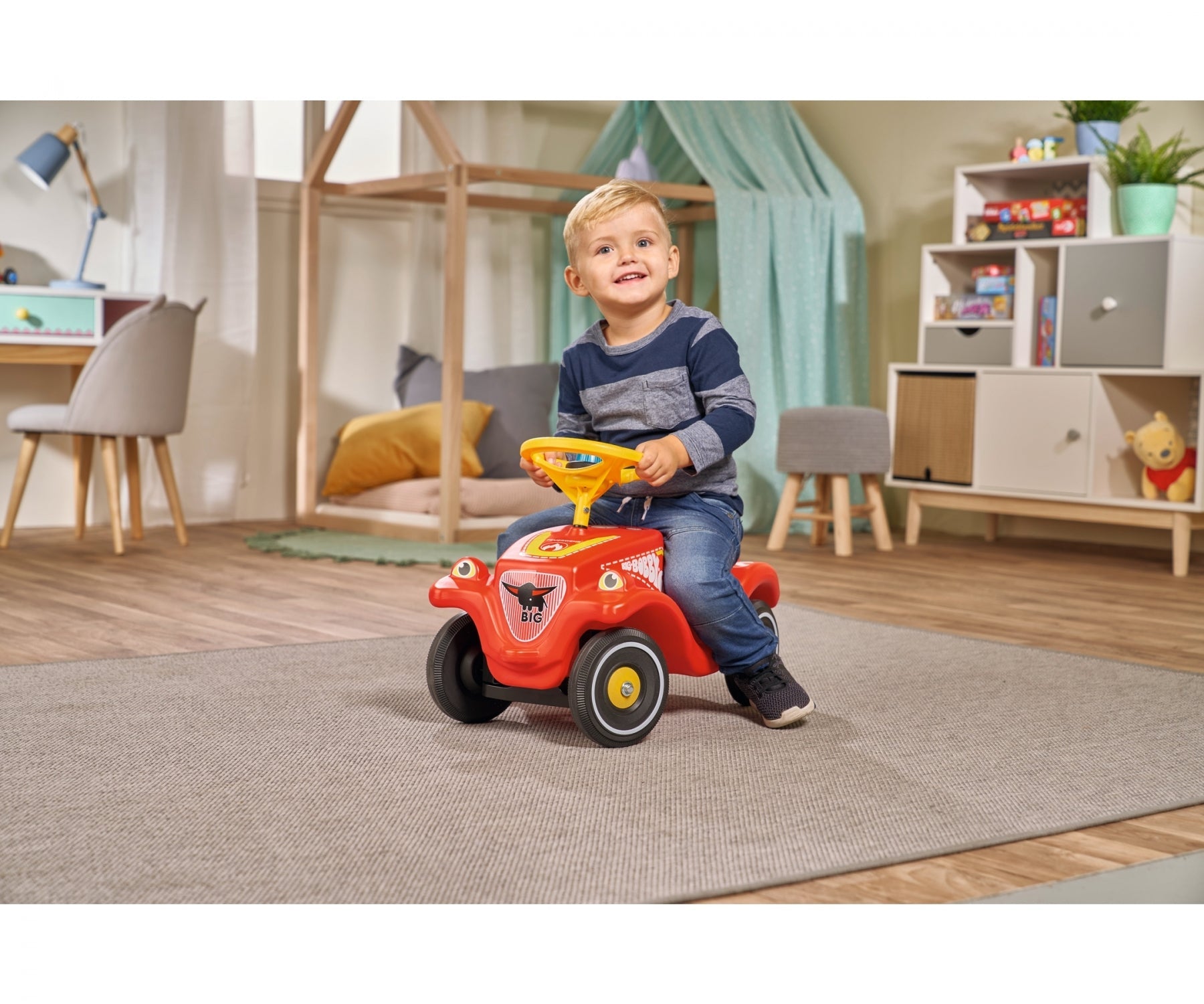 Kinder-Rutschauto BIG Bobby-Car Classic Feuerwehr - Rutscher