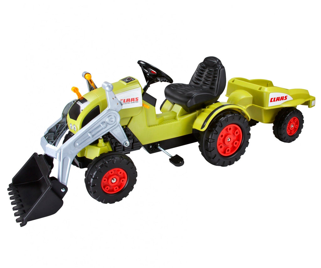 Trettraktor BIG CLAAS Celtis - Kindertraktor mit Anhänger