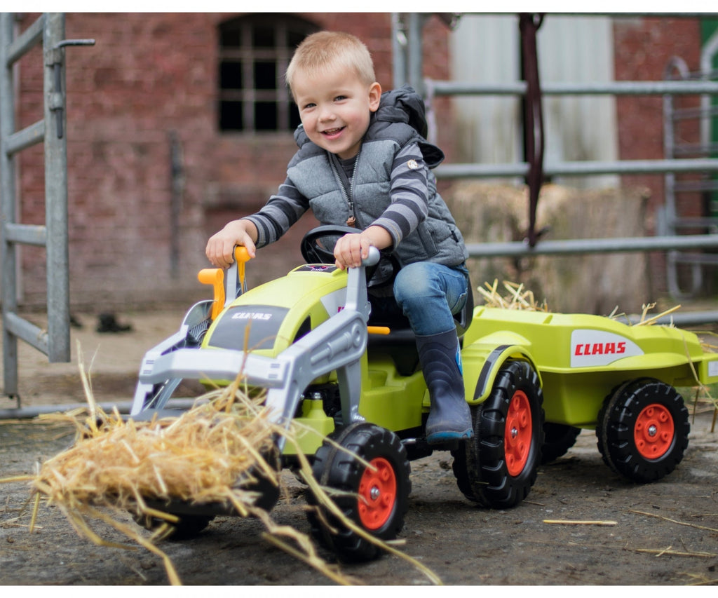 Trettraktor BIG CLAAS Celtis - Kindertraktor mit Anhänger