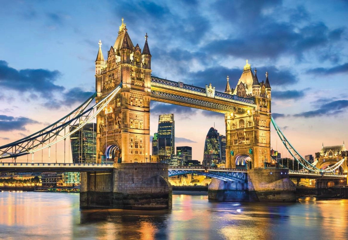 Puzzle Tower Bridge in der Dämmerung 2000 Teile