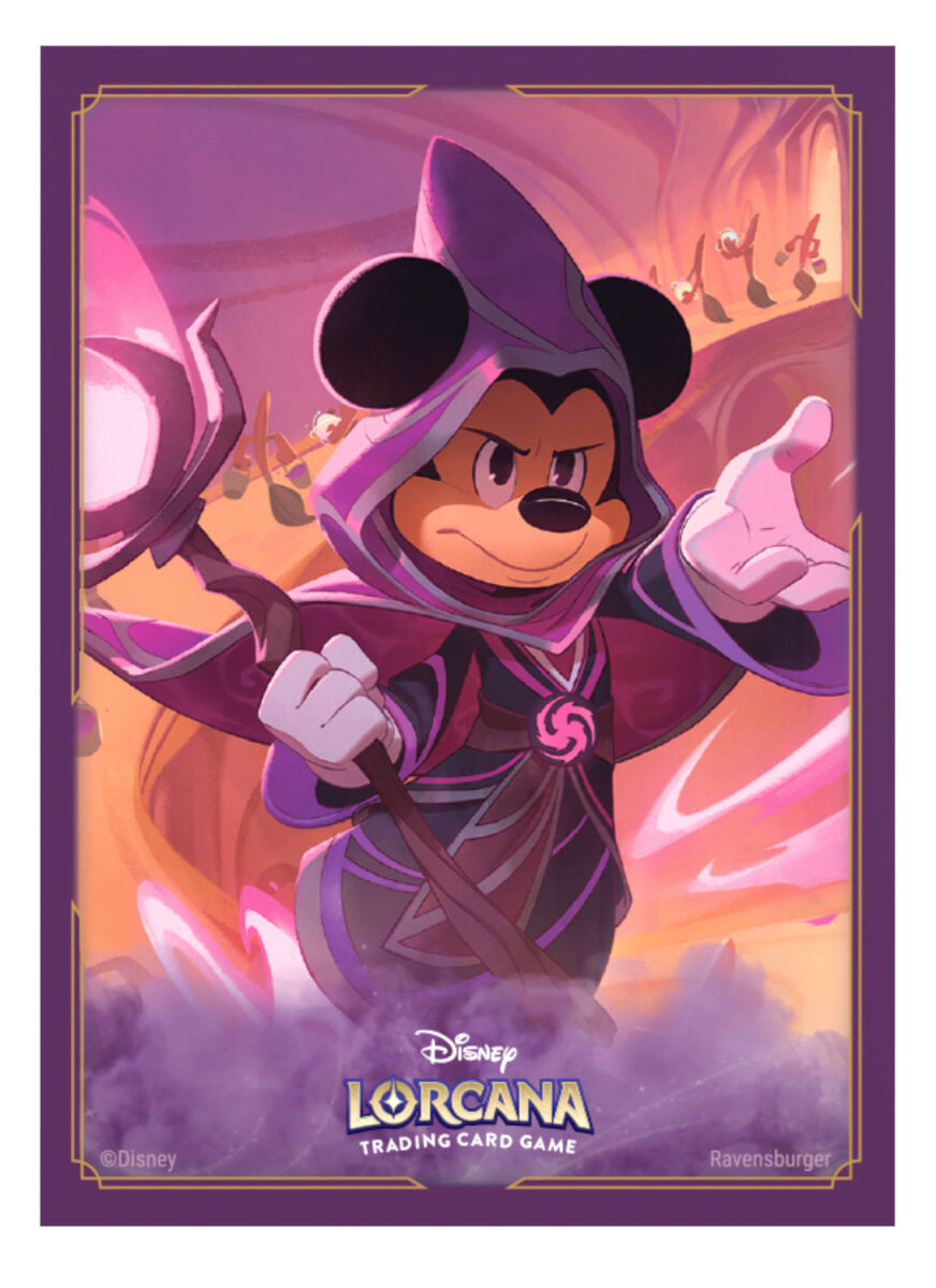 Lorcana TCG Karten 65 Hüllen Mickey - Eigenwilliger Zauberer Disney Sleeves