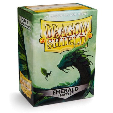 Dragon Shield Kartenhüllen 63 x 88mm Matte Sleeves Emerald (100)