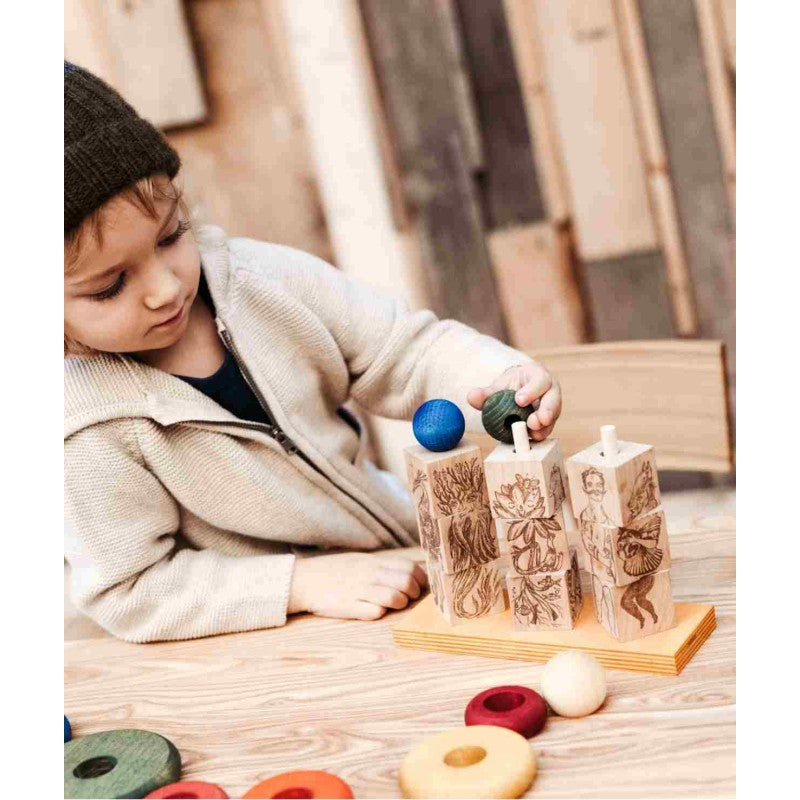 Wooden Story – Puzzle Dreamland Spinner | Bunt