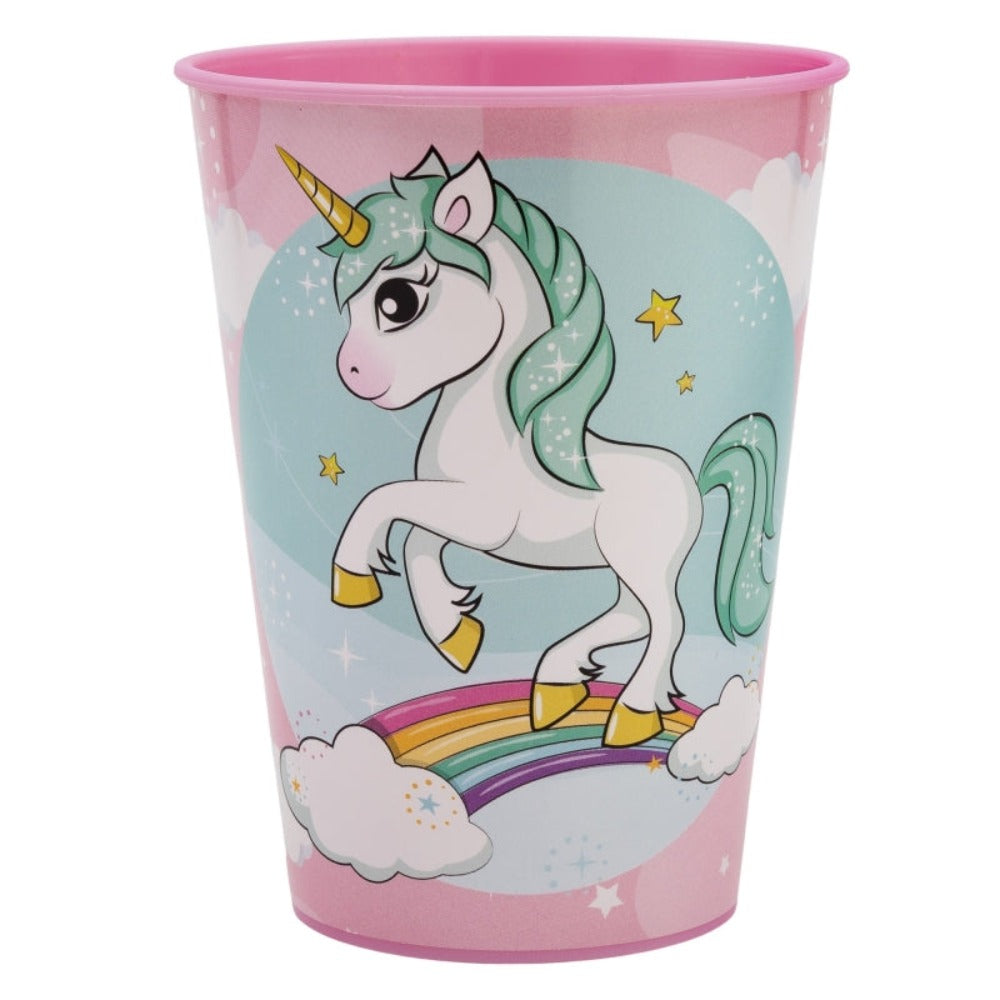 Einhorn Plastikbecher für Kinder 260ml
