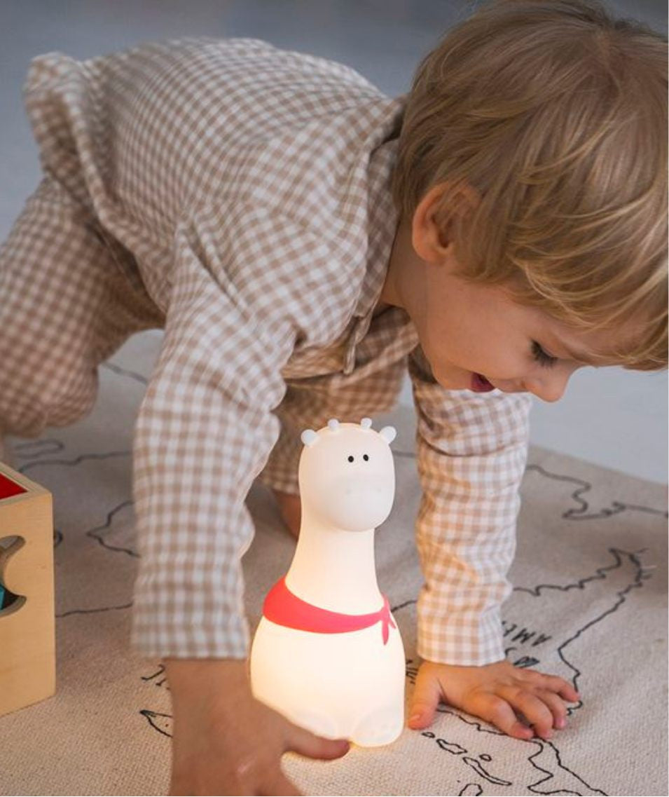 Rabbit & Friends - Silikonlampe Giraffe | Weiß