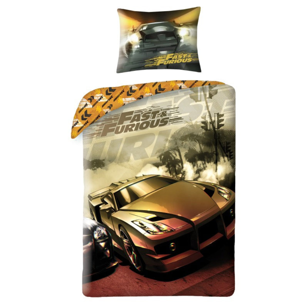 Fast and Furious Bettwäsche - weiche Baumwolle - 140 x 200 cm