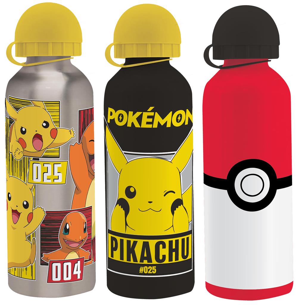 Pokemon Aluminium Flasche 500ml Schule Sport