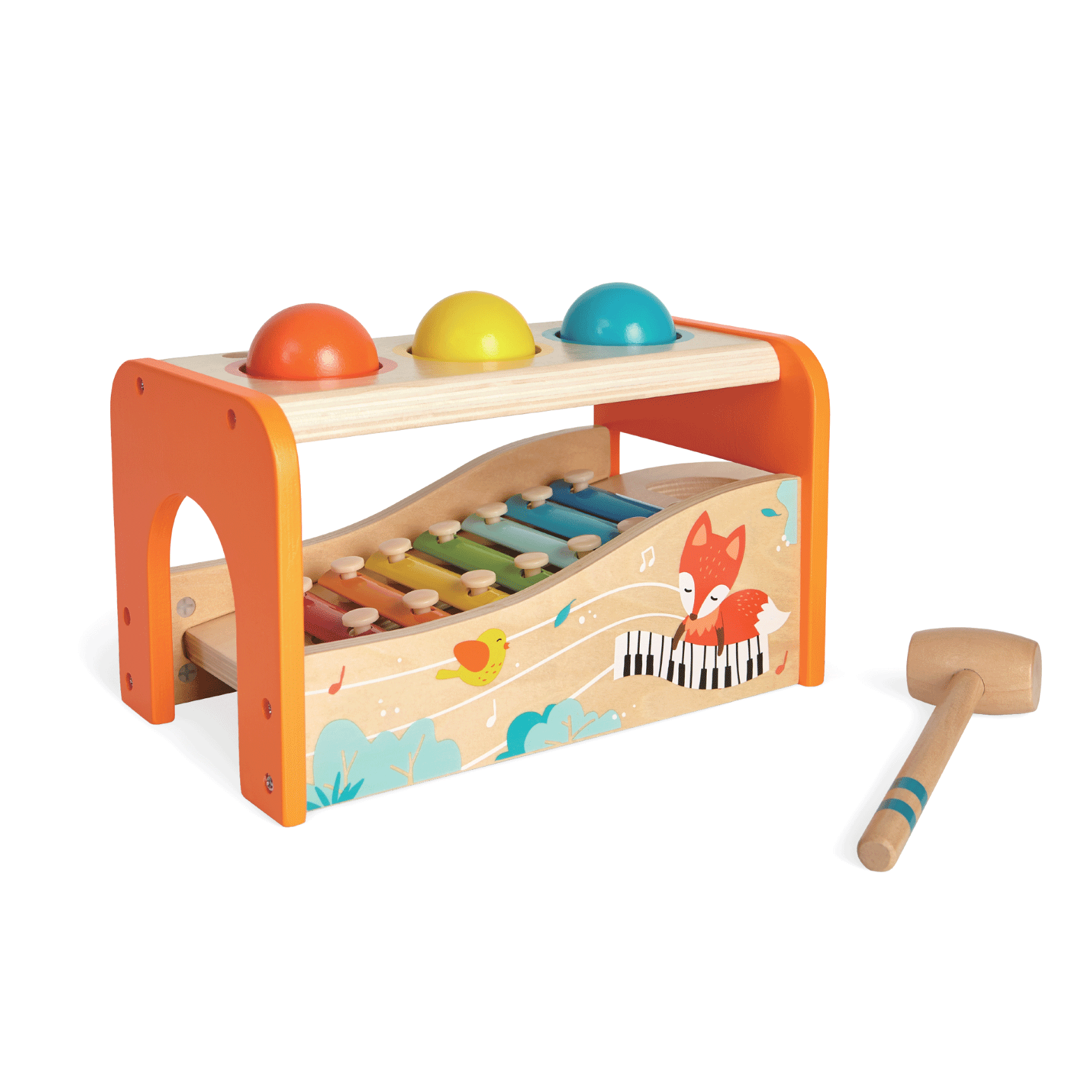 Gerardo's Toys - Holz Xylophon und Ball Spiel