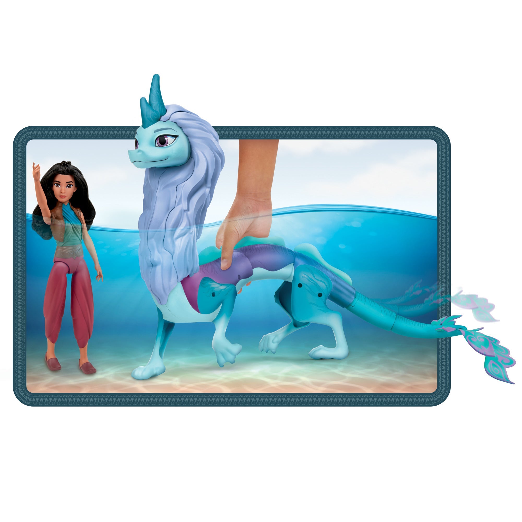 Disney Raya & der letzte Drache – Color Splash Puppenset mit Sisu | Hasbro | ab 3 Jahren