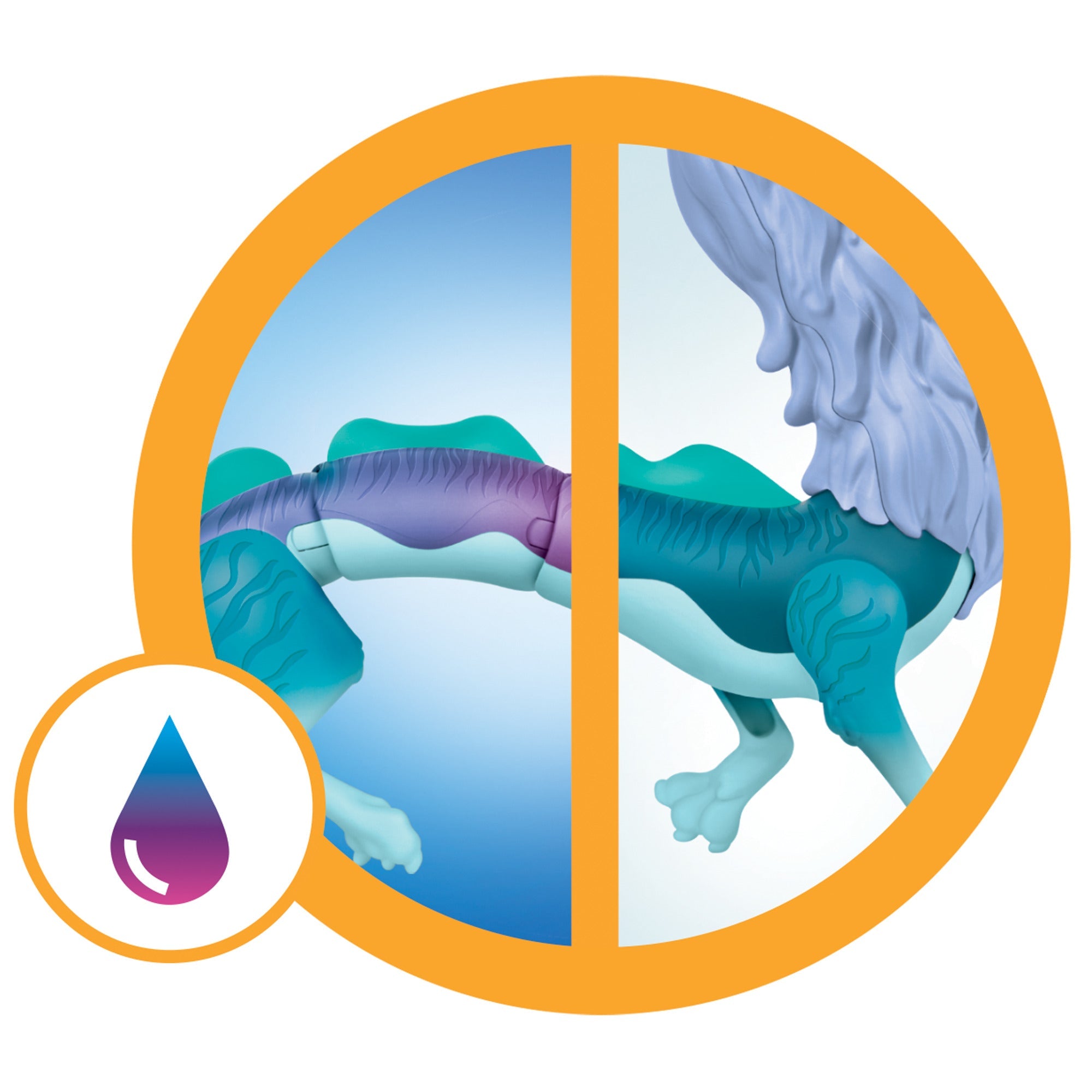 Disney Raya & der letzte Drache – Color Splash Puppenset mit Sisu | Hasbro | ab 3 Jahren