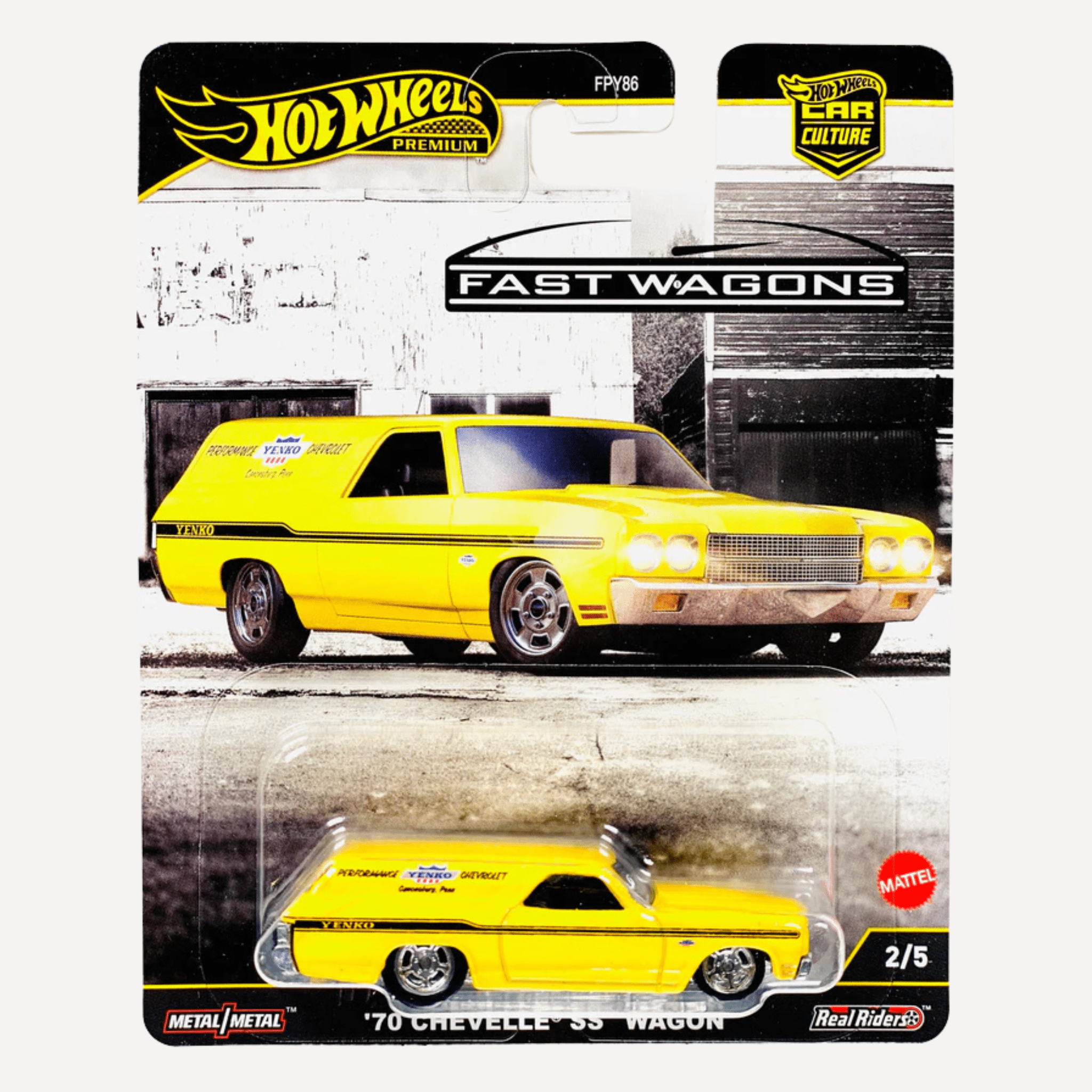Hot Wheels '70 Chevelle SS Wagon Fast Wagons 2/5
