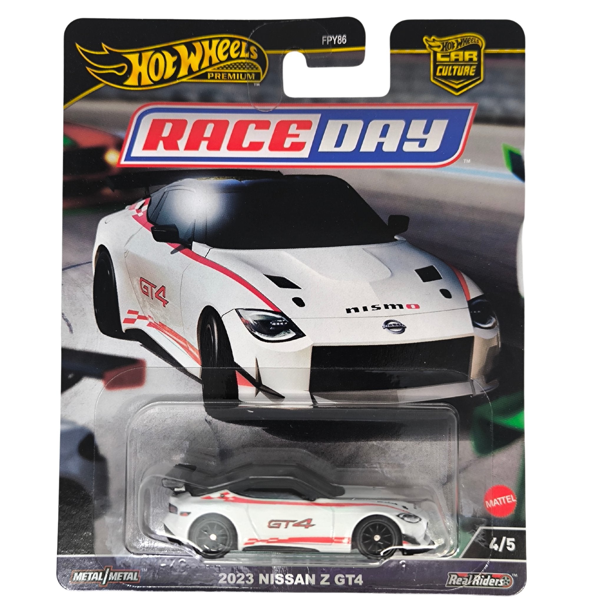 Hot Wheels Premium 2023 Nissan Z GT4 4/5 Raceday Car Culture Sale