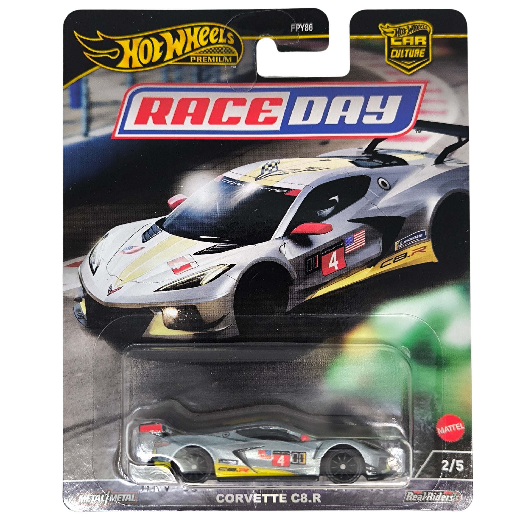 Hot Wheels Premium Corvette C8.R 2/5 Raceday Car Culture