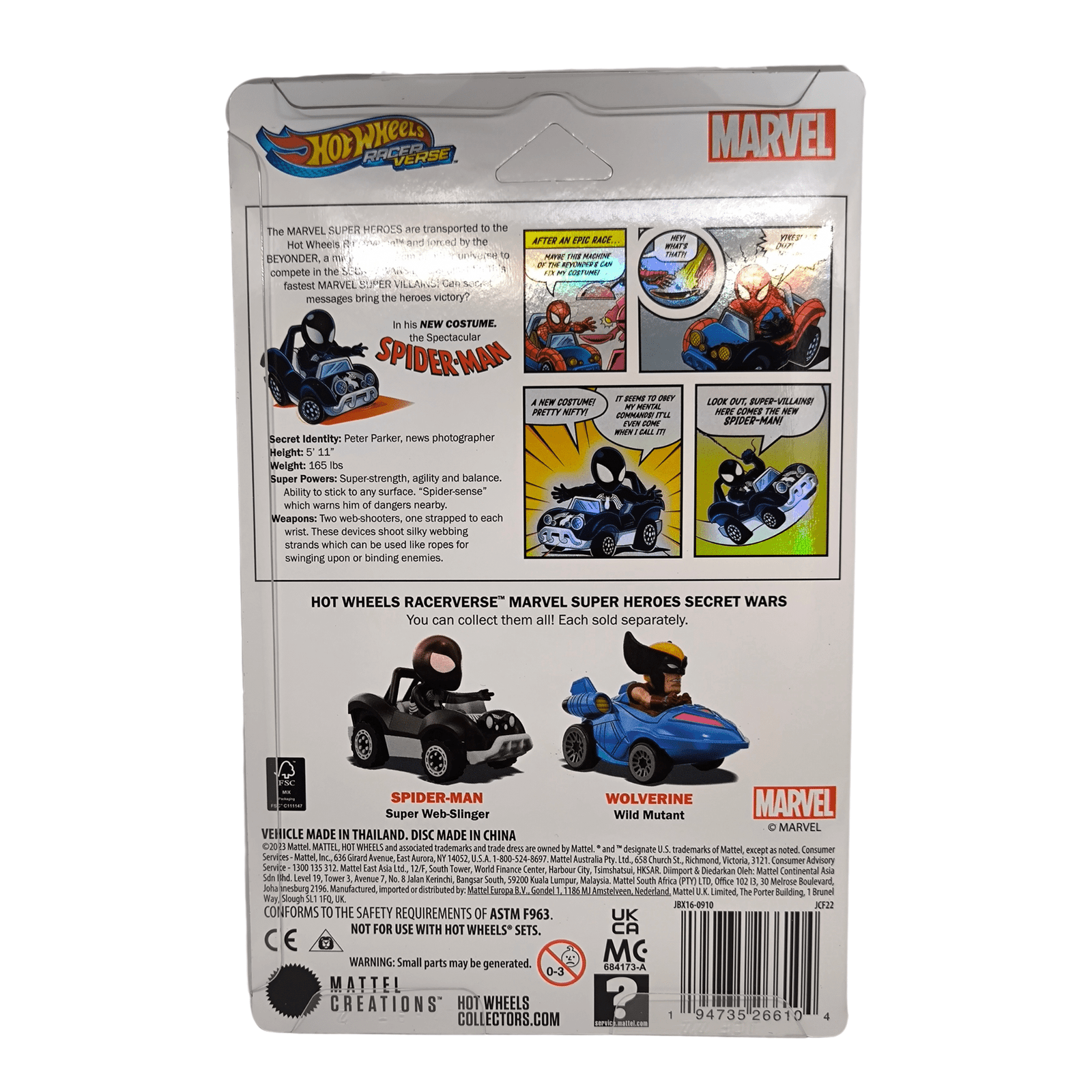 Hot Wheels Premium Secret Wars Spider Buggy Racer Verse