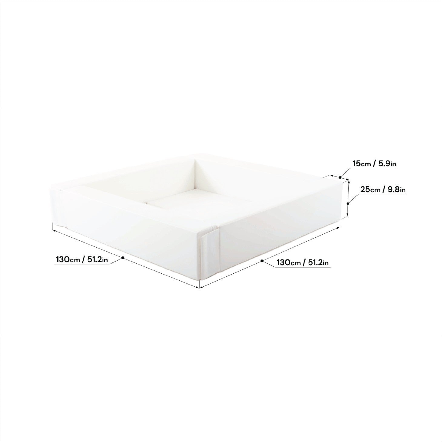 IGLU – Softplay Bällebad | Weiß