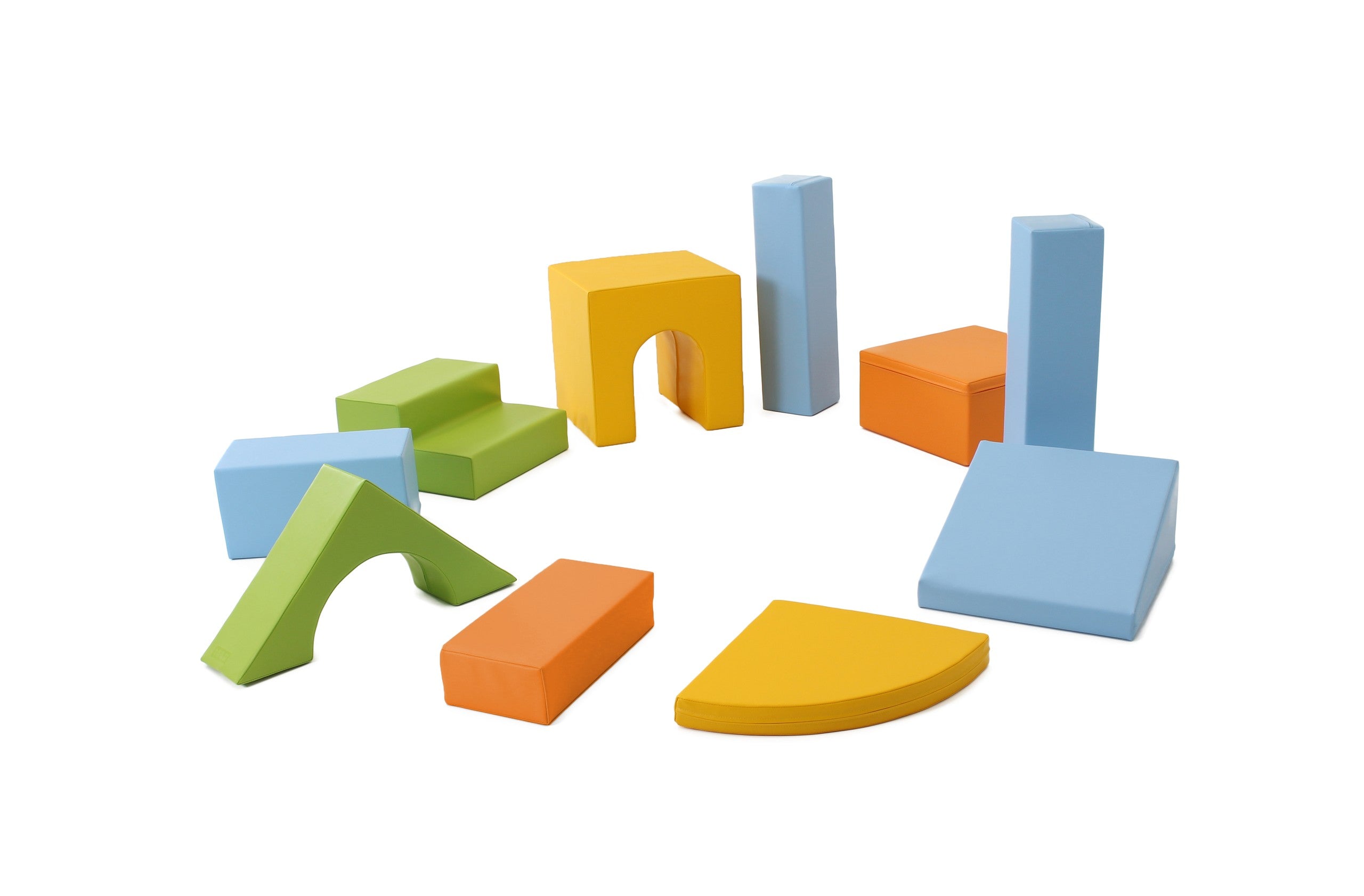 IGLU - 10-teiliges Softplay Bausteinset | Helles Bunt Kreativität