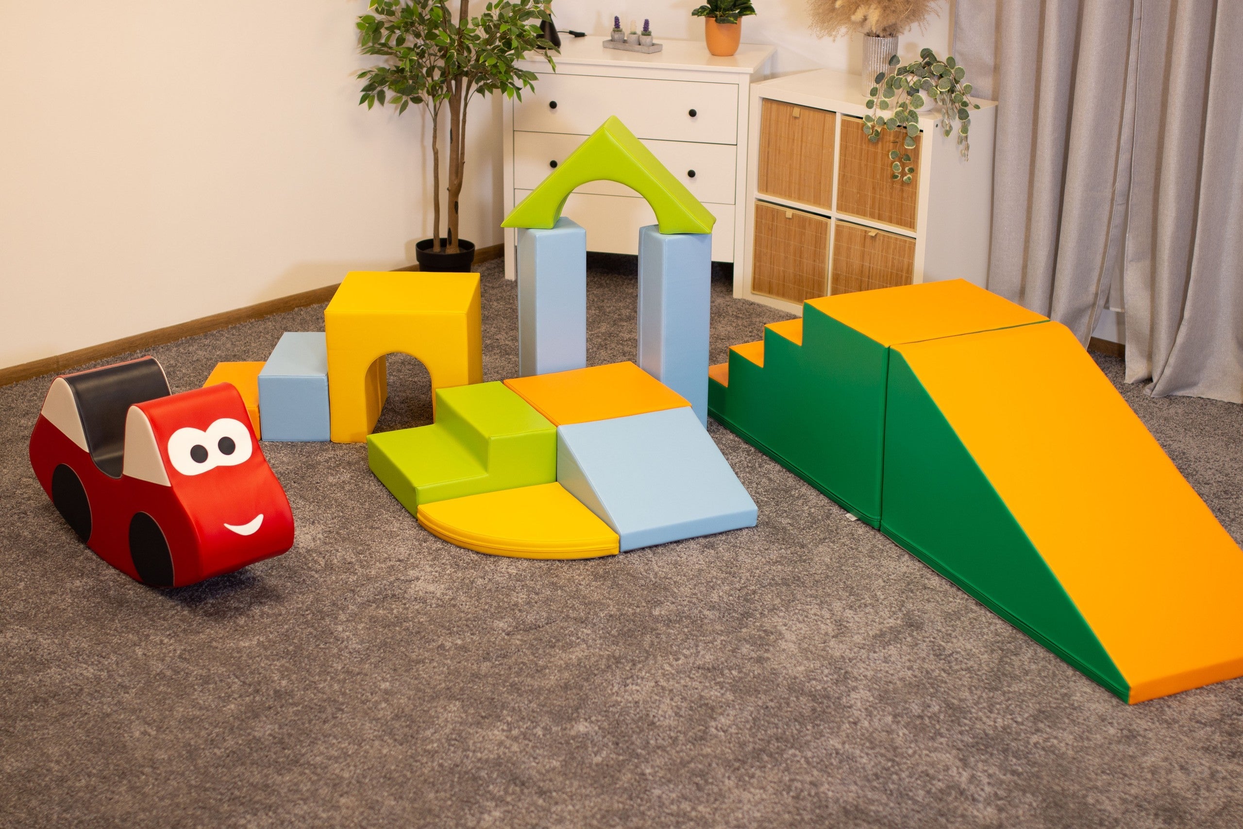 IGLU - 10-teiliges Softplay Bausteinset | Helles Bunt Kreativität
