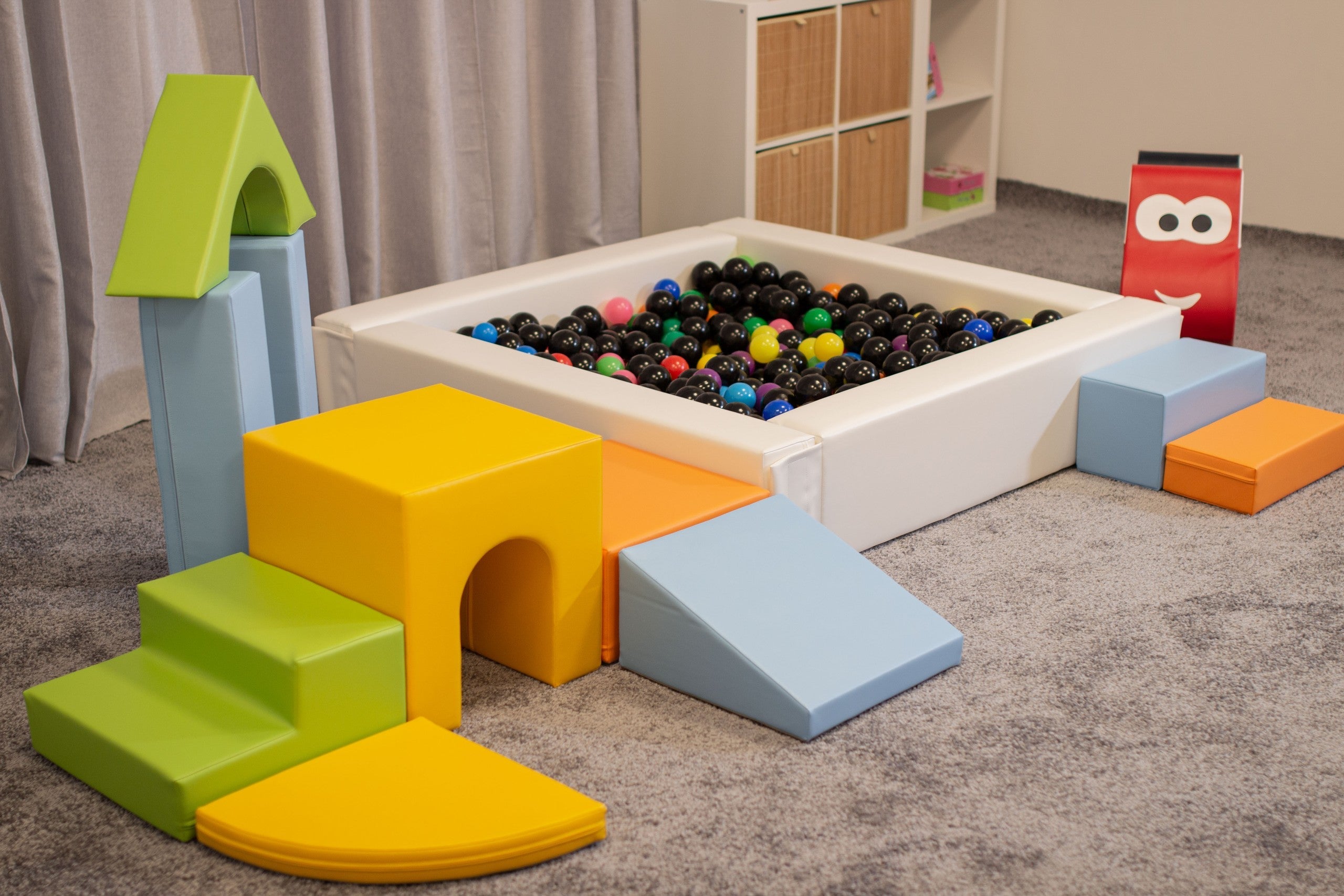 IGLU - 10-teiliges Softplay Bausteinset | Helles Bunt Kreativität