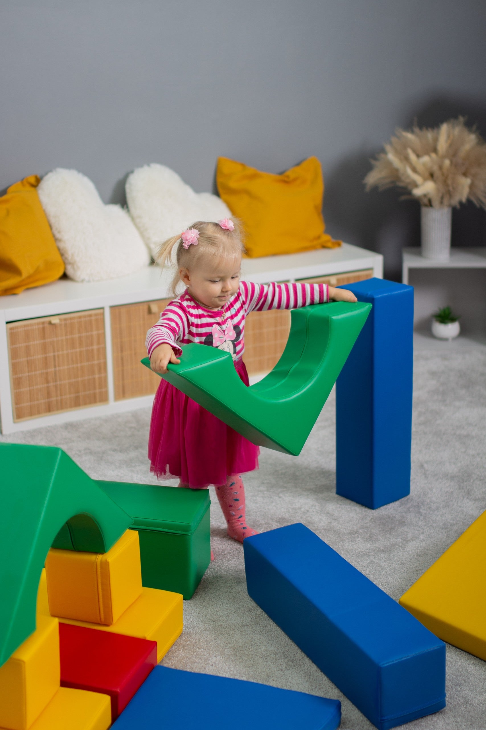IGLU - 10-teiliges Softplay Bausteinset | Bunt Kreativität