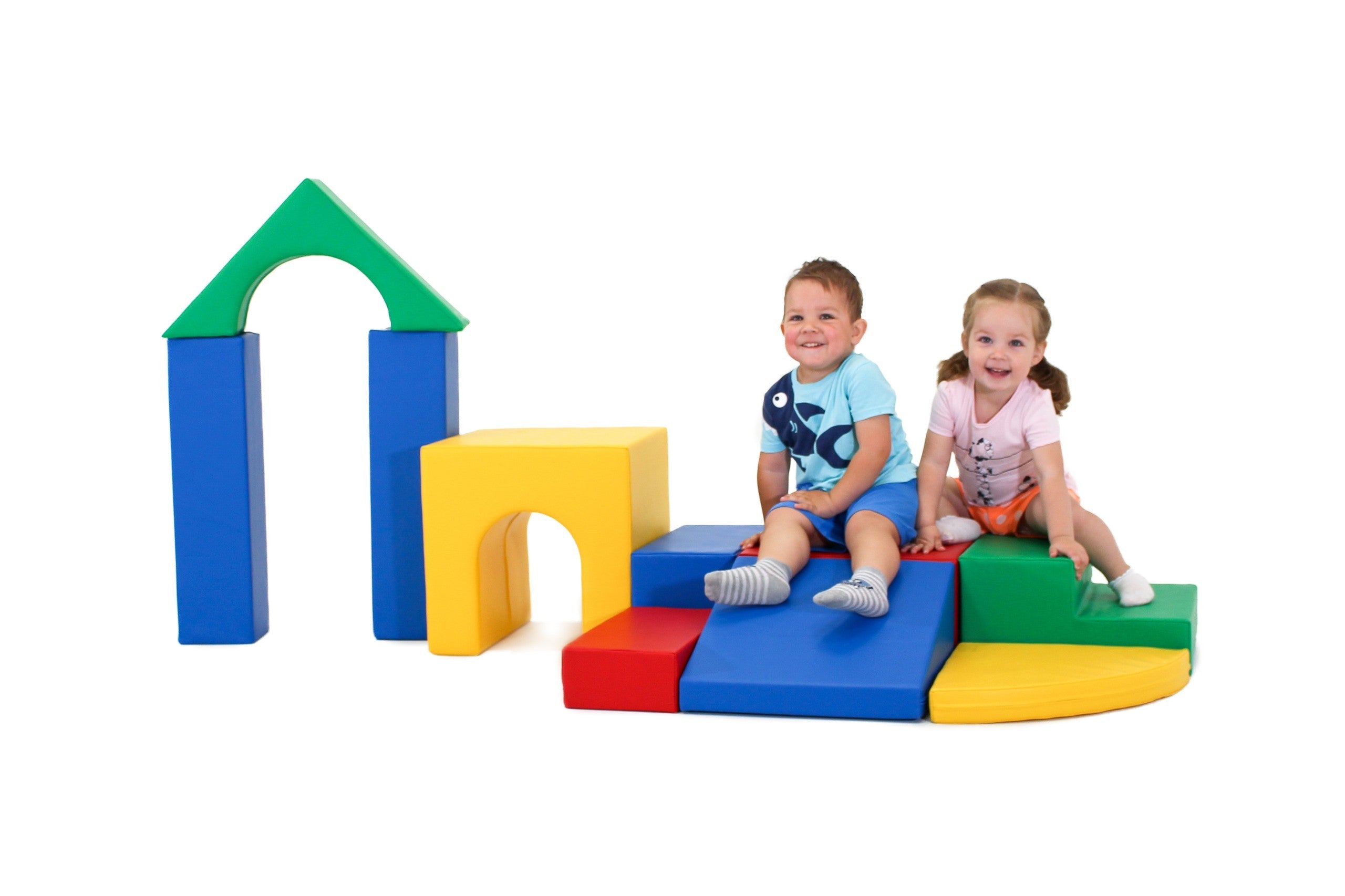 IGLU - 10-teiliges Softplay Bausteinset | Bunt Kreativität