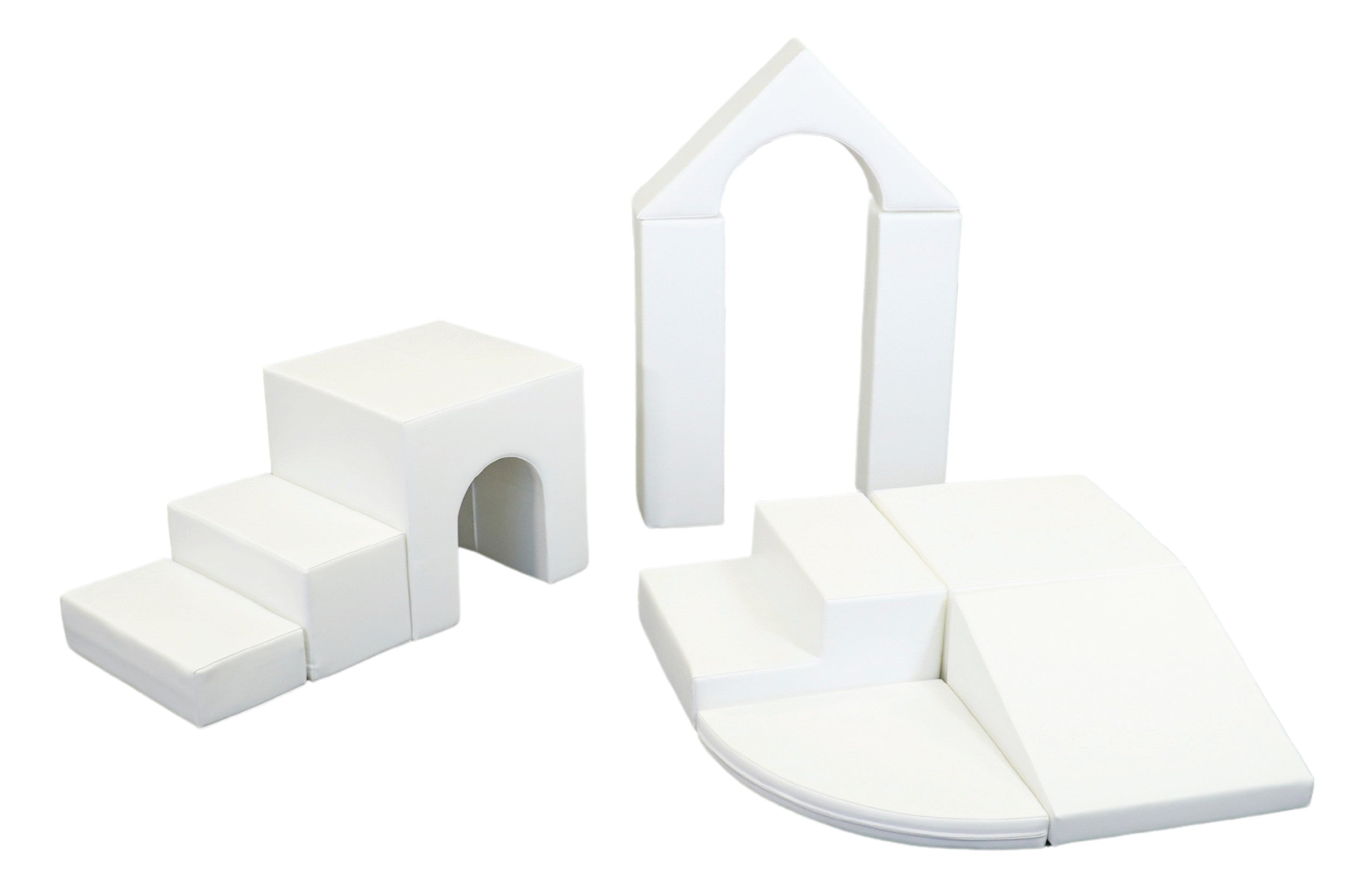 IGLU - 10-teiliges Softplay Bausteinset | Weiß Kreativität