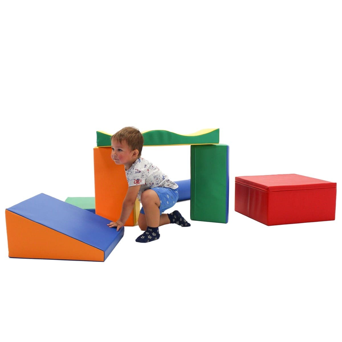 IGLU - 7-teiliges Softplay Bausteinset | Bunt Entdecker
