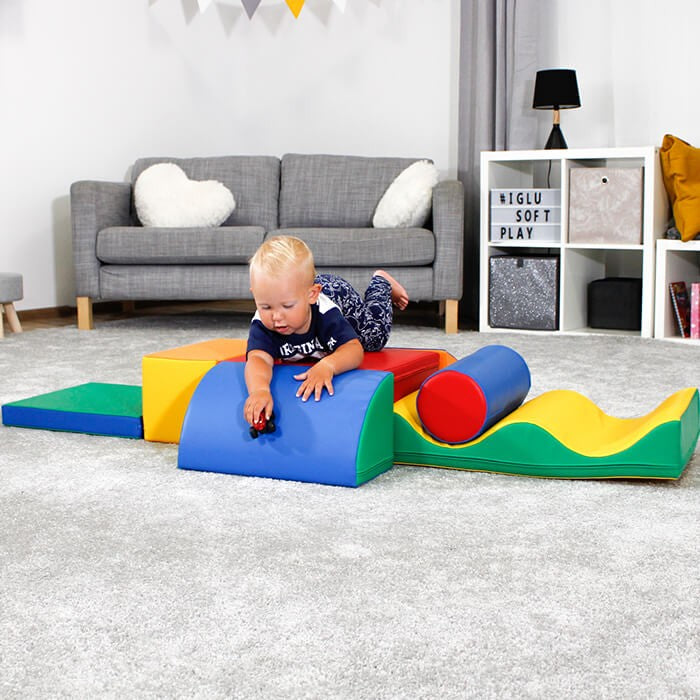 IGLU - 7-teiliges Softplay Bausteinset | Bunt Entdecker