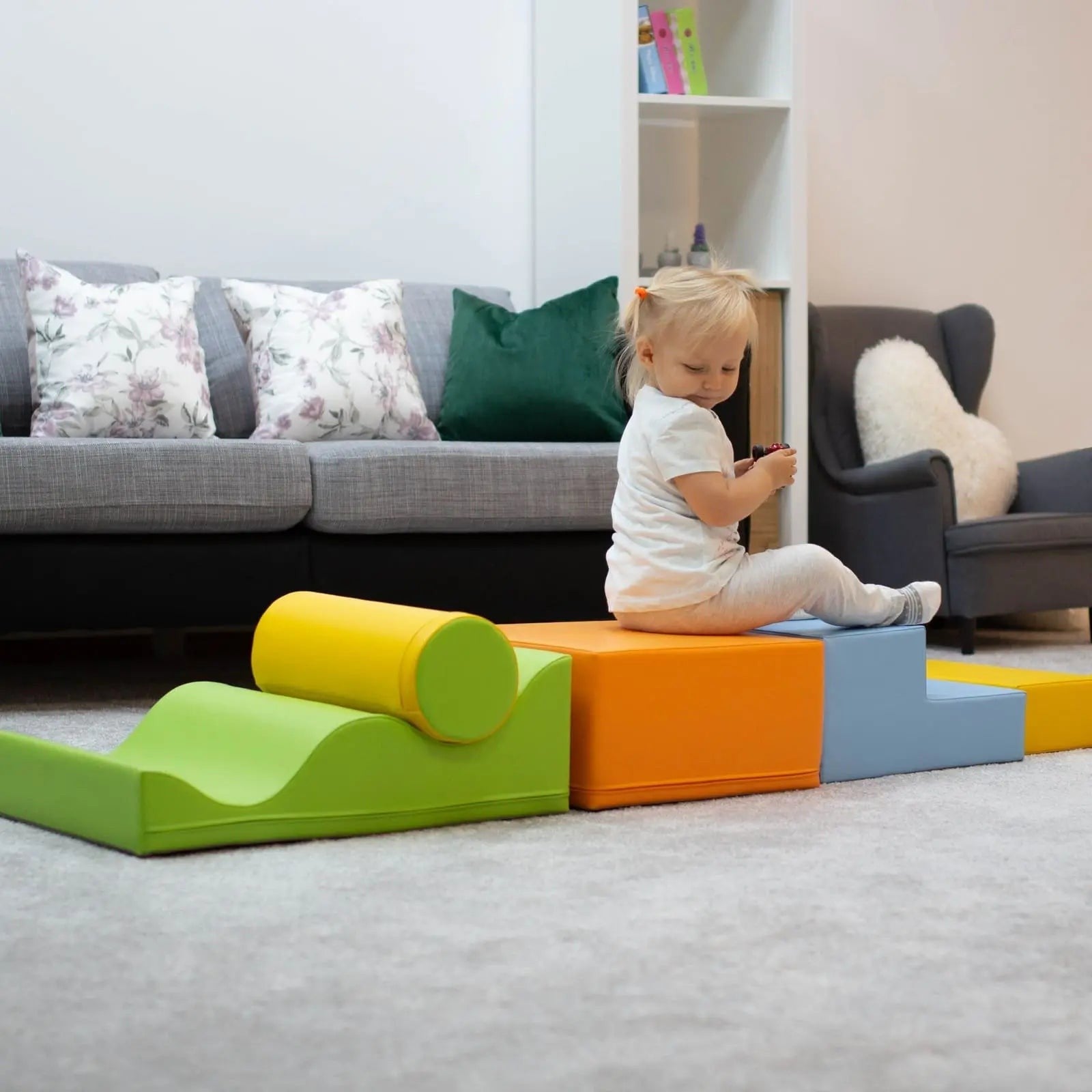 IGLU - 6-teiliges Softplay Bausteinset | Helles Bunt Explorer