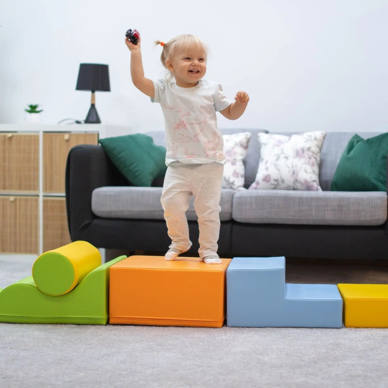 IGLU - 6-teiliges Softplay Bausteinset | Helles Bunt Explorer