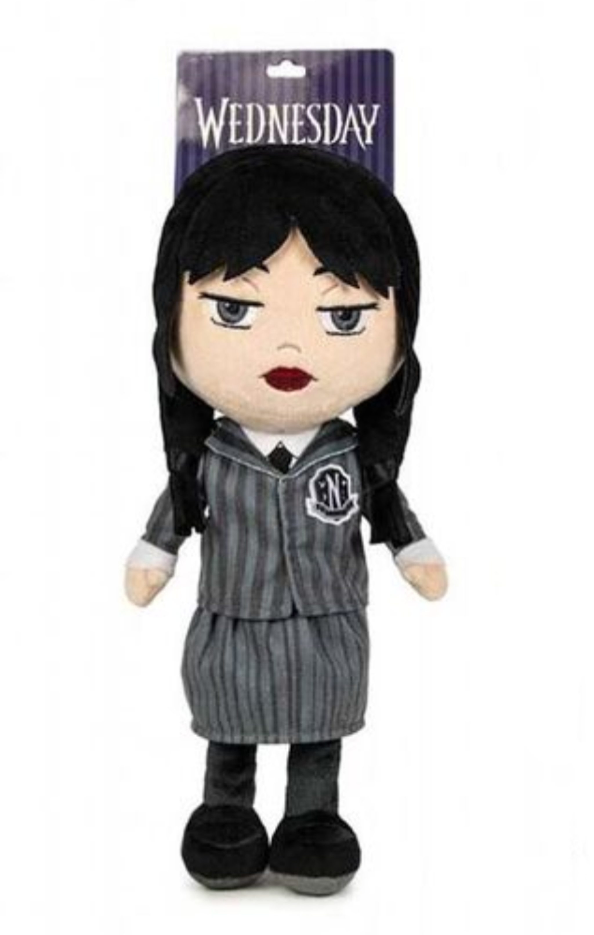 Wednesday Addams Kuscheltier - 32 cm Plüschtier weiches Stofftier