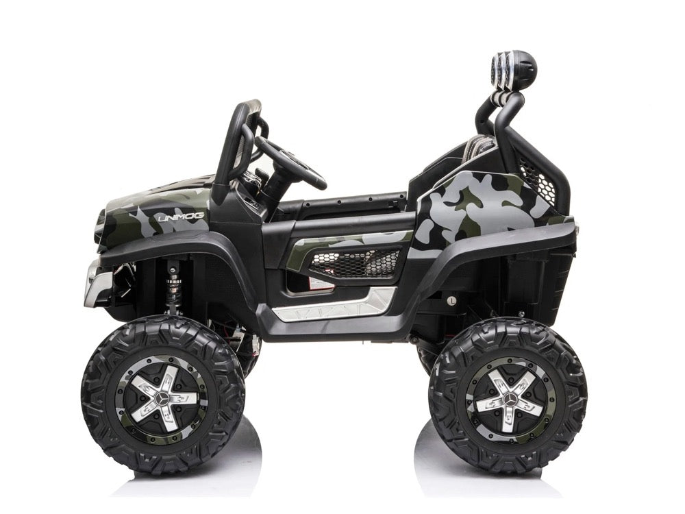 Kinder-Elektroauto Mercedes Unimog Premium Lizenziert