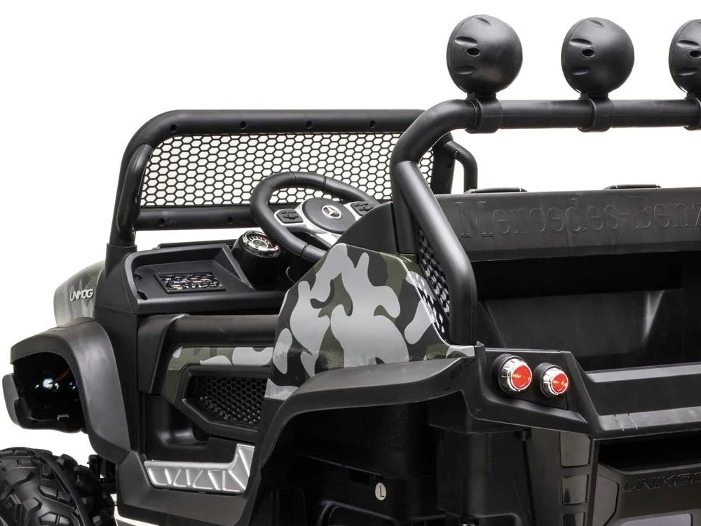 Kinder-Elektroauto Mercedes Unimog Premium Lizenziert