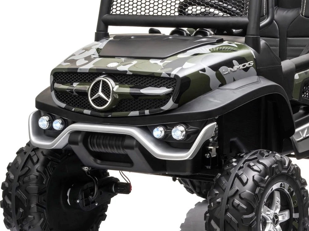 Kinder-Elektroauto Mercedes Unimog Premium Lizenziert