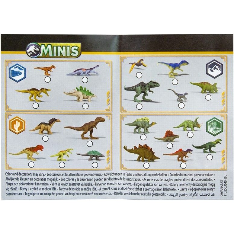 Jurassic World Minis 14 Teilig– Dino-Überraschung ab 3 Jahren