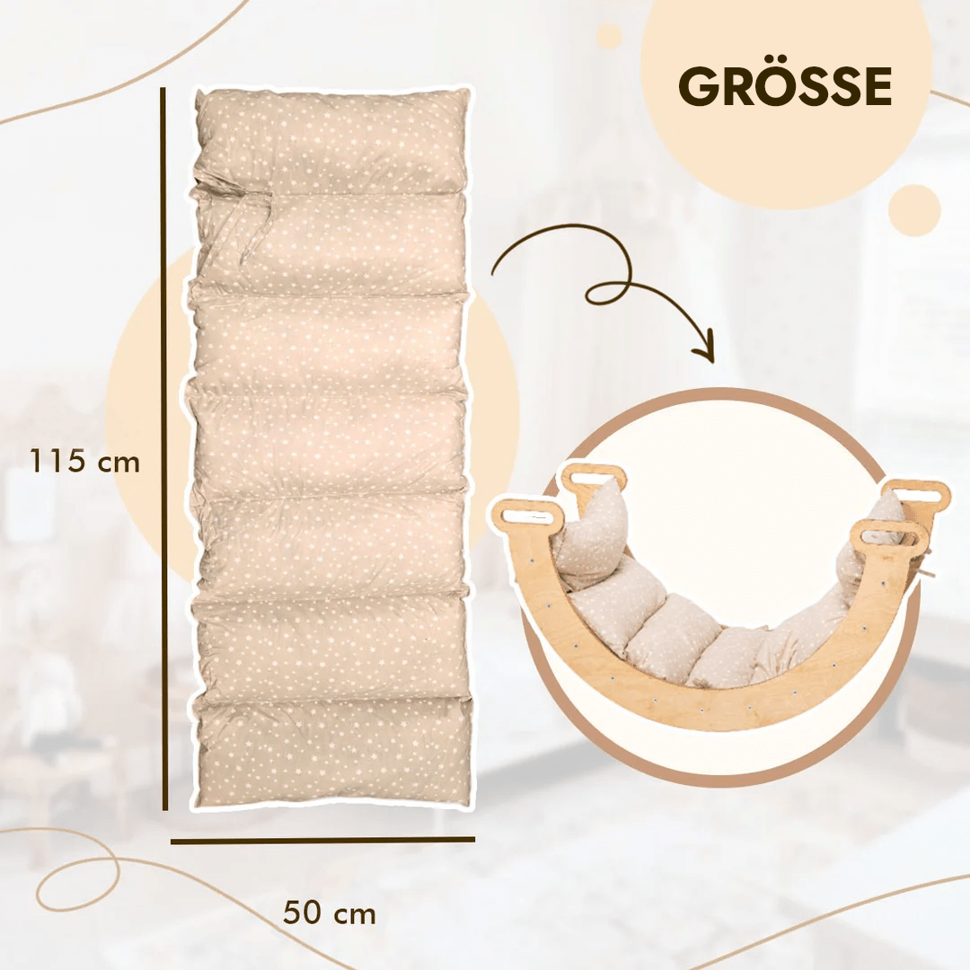 Kissen für Kletterbogen – mit Sternenmuster