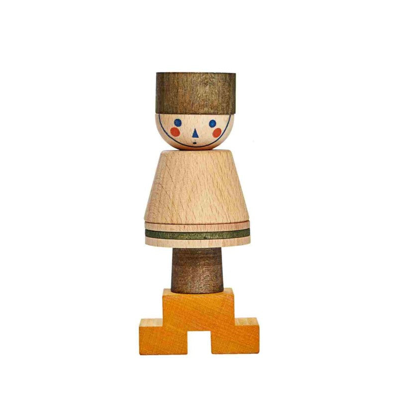Wooden Story – Strichmännchen-Puzzle LALA | Grün