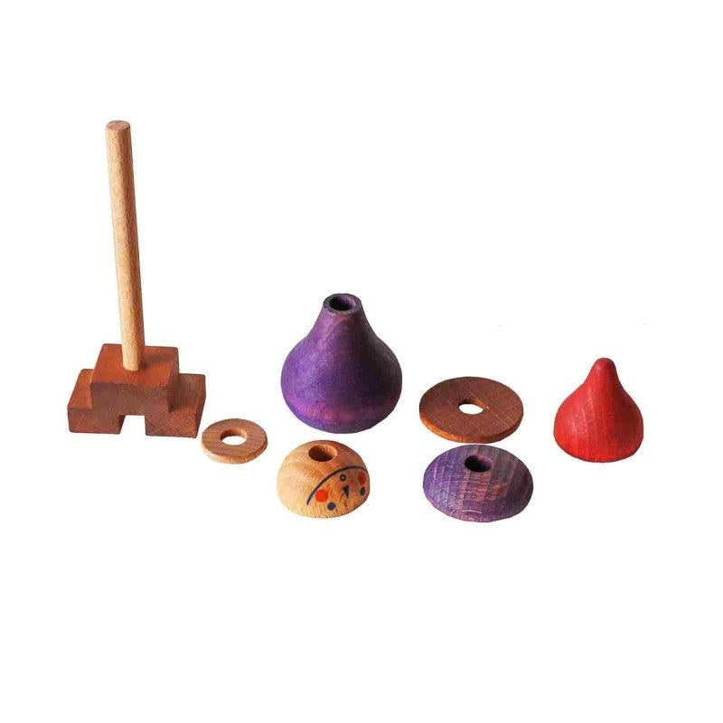 Wooden Story – Strichmännchen-Puzzle LALA | Lila