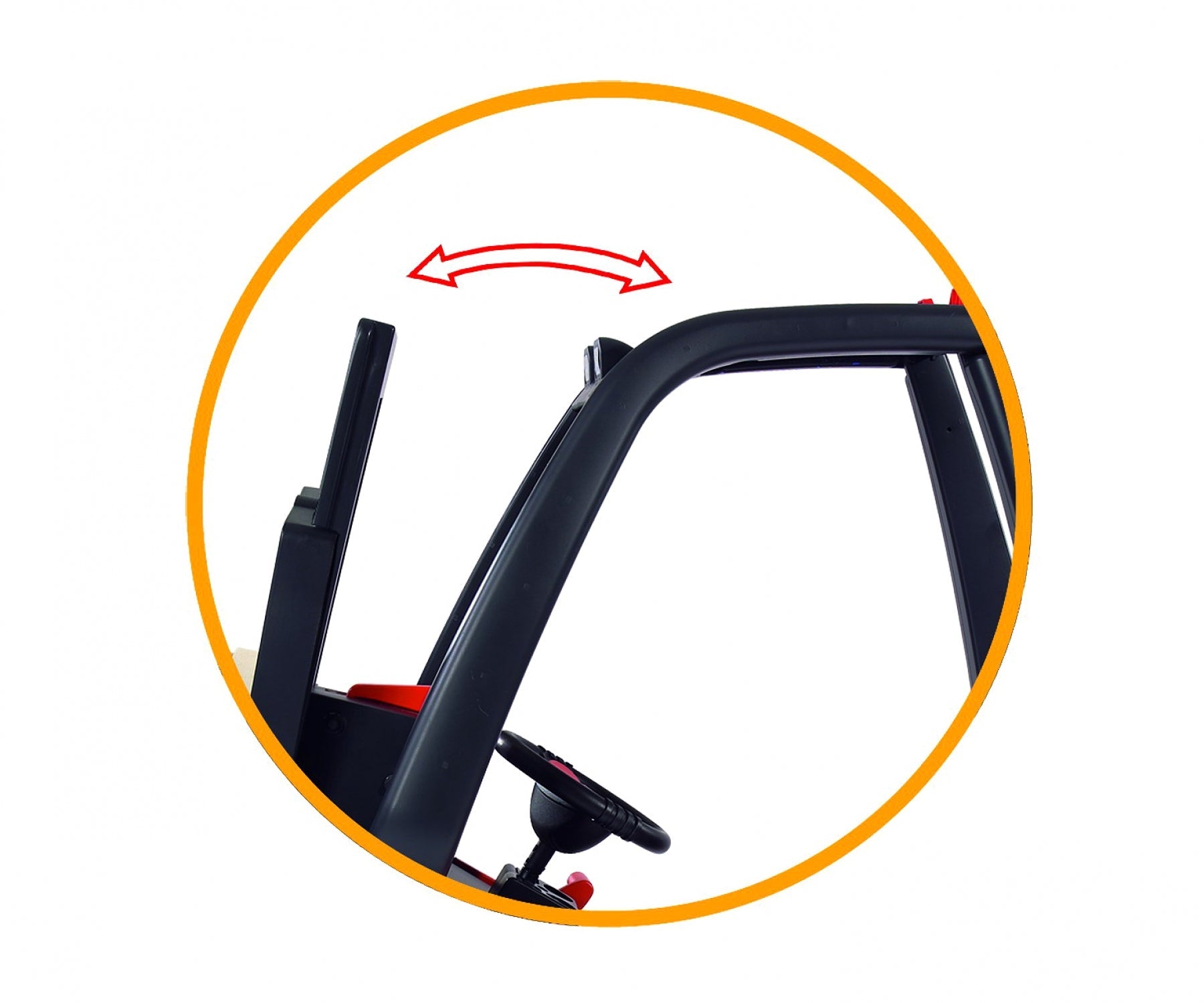 Trettraktor BIG Linde Gabelstapler 394 - Kindergabelstapler