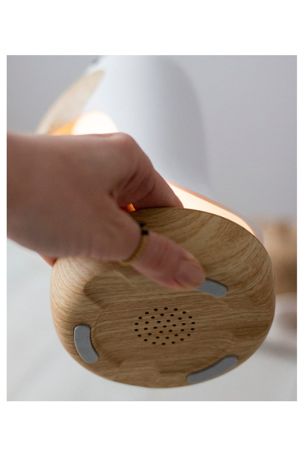 Rabbit & Friends - Lampe Vogel | Pink mit Lautsprecher