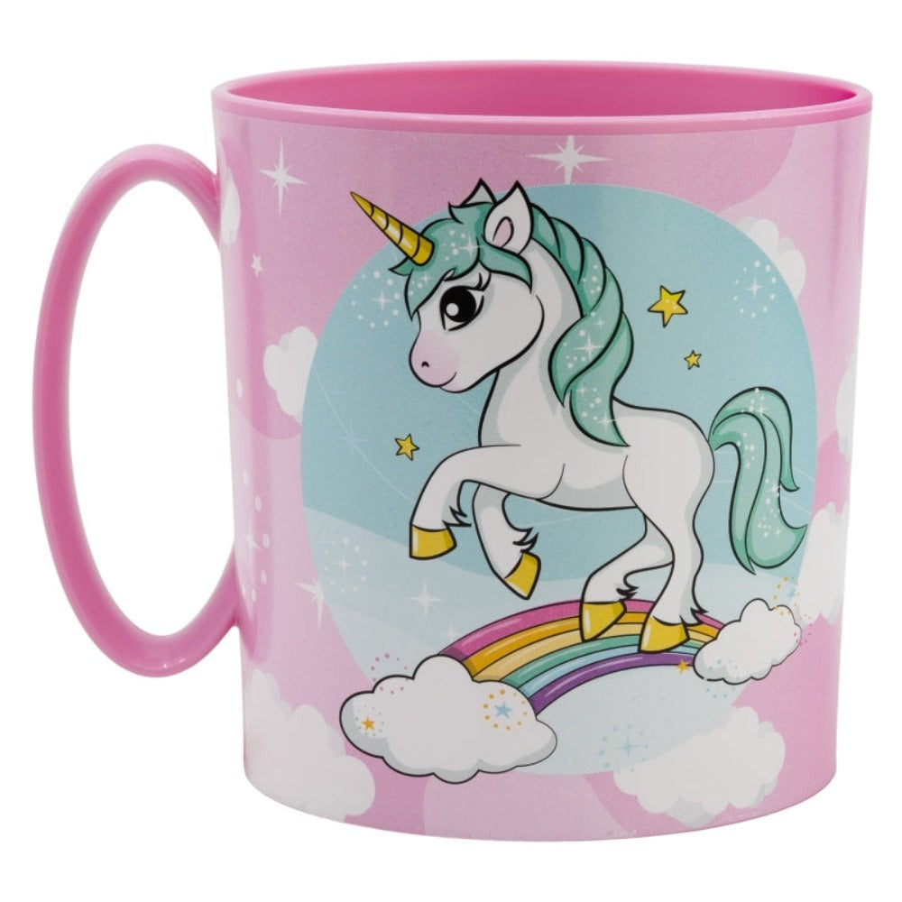 Einhorn Plastiktasse Becher 390ml Tasse für Kinder