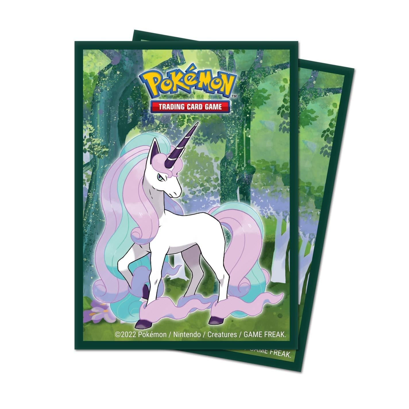 Pokemon TCG Karten Hüllen Galar Gallopa Enchanted Glade Protector Sleeves