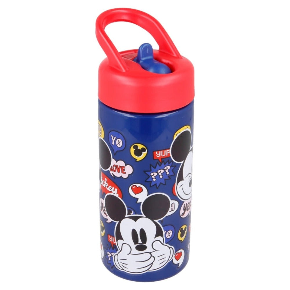 Micky Maus Plastik Flasche 410 ml Trinkflasche Sportflasche