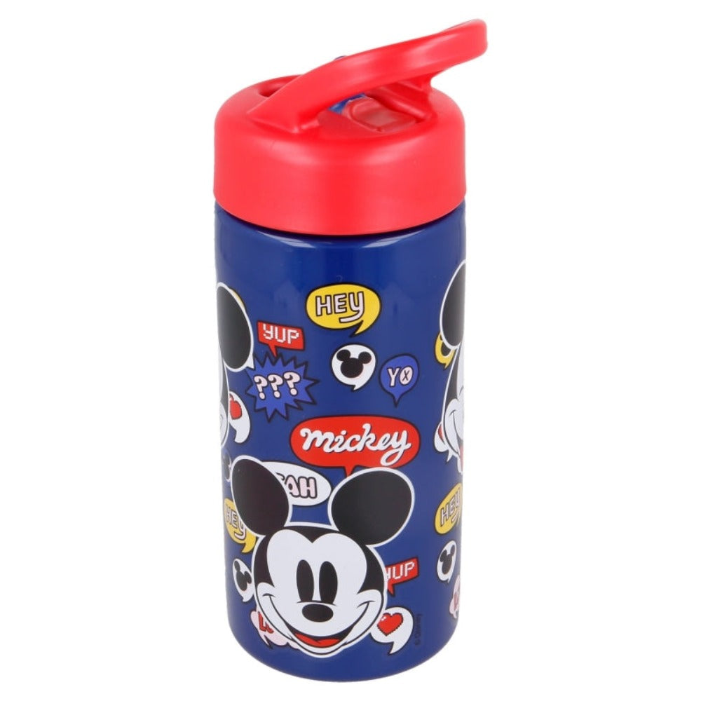 Micky Maus Plastik Flasche 410 ml Trinkflasche Sportflasche